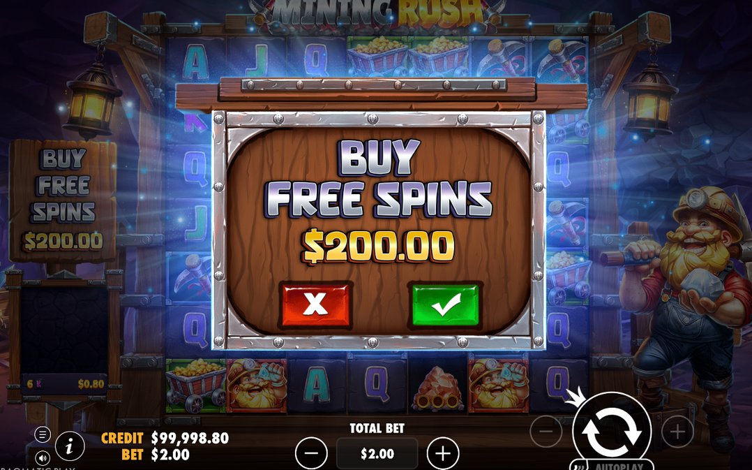 Nuggets holding their cells during the free spins