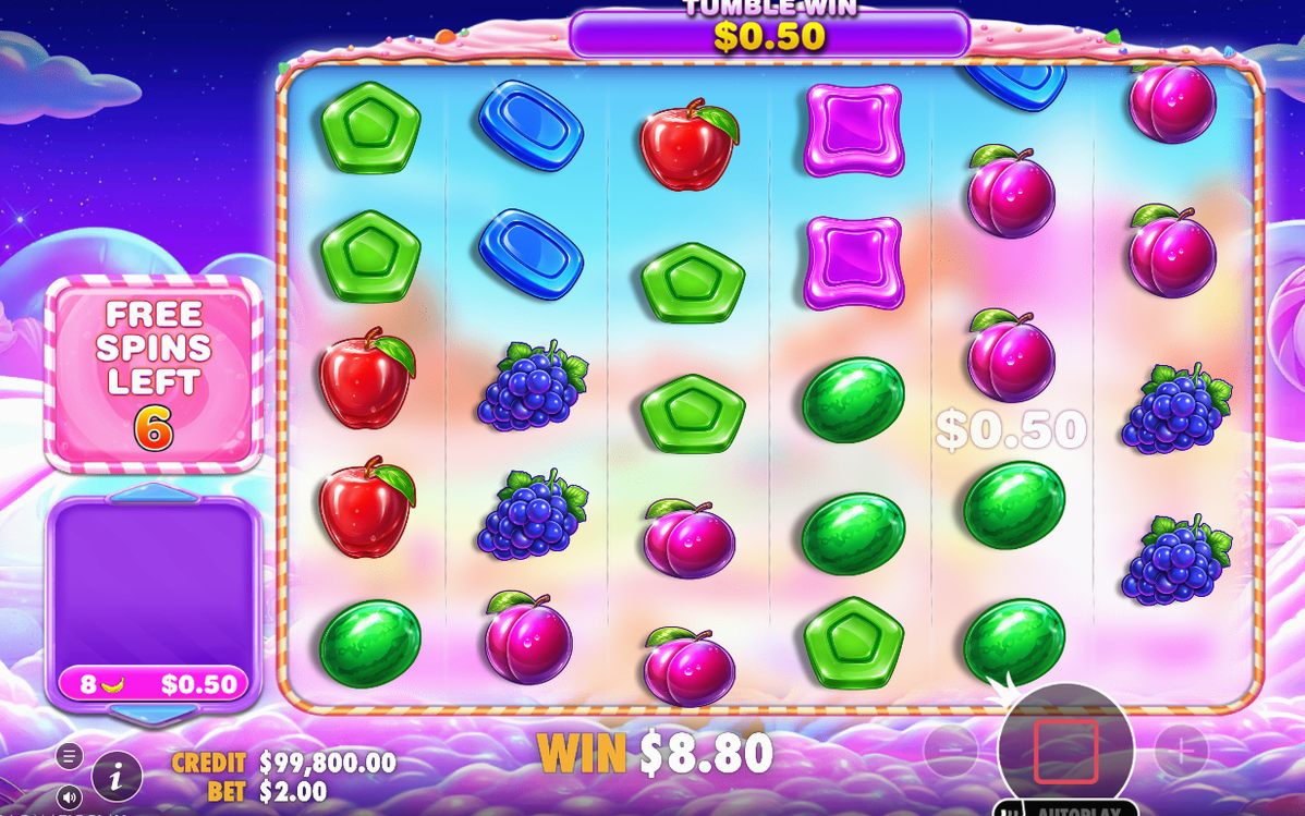 Free Spins round with multiplier bombs on the reels